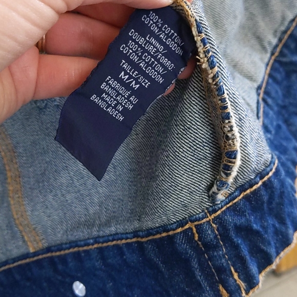 Cropped denim jacket / size M - Picture 5 of 5